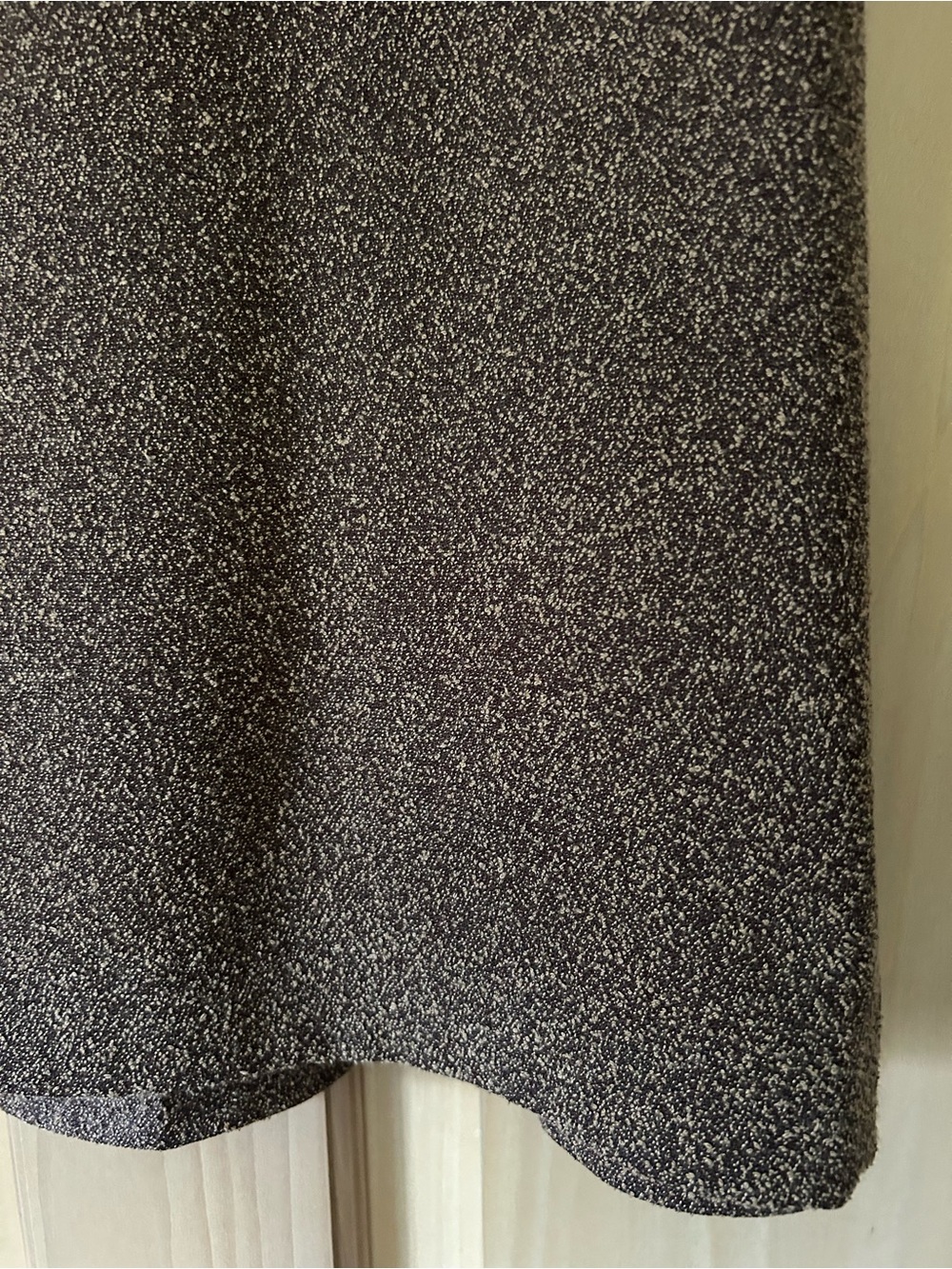Y2K White Stag Brown Speckled Marled Knit Midi Skirt - Size 18W - Grunge Y2K - Picture 4 of 9